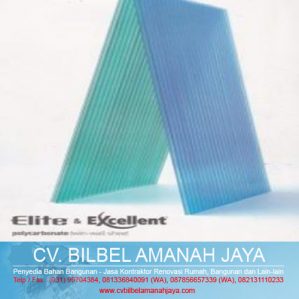 Atap Transparan Polycarbonate Elite & Excellent